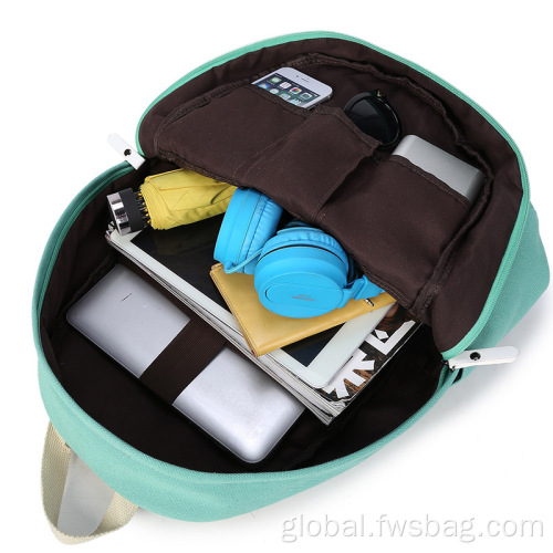 Academy Backpacks Custom Wholesale School Bookbag Allover Canvas Backpack Manufactory